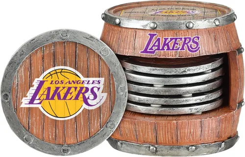 Vista 6 de FOCO NBA - Juego de 5 posavasos de barril