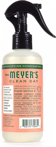 Vista 4 de Mrs. Meyer's Clean Day Ambientador en Spray para Habitaciones, Aroma de Geranio, 8 Fl oz (Paquete de 1)