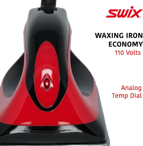 Vista 6 de Swix Cera universal, temperatura ajustable de 110 V, rojo, placa base grande
