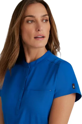Vista 5 de BARCO Grey's Anatomy Spandex Stretch Direct - Camiseta médica para mujer, cuello a presión