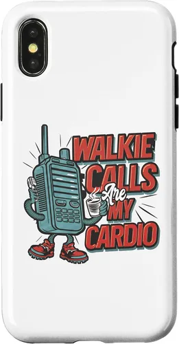 Vista 4 de iPhone 15 Walkie Calls Are My Cardio Retro Special Education Teacher Case
