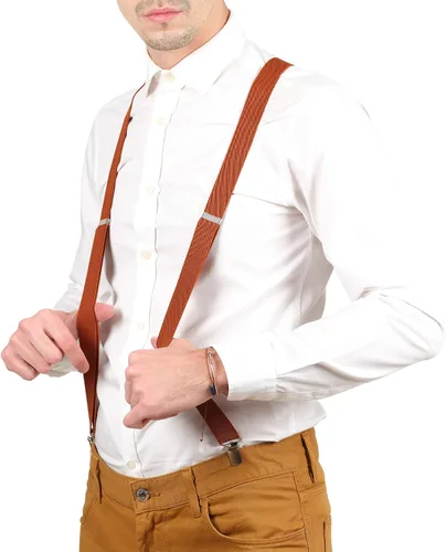 Vista 4 de Tirantes para hombre Tirantes elásticos con espalda en Y