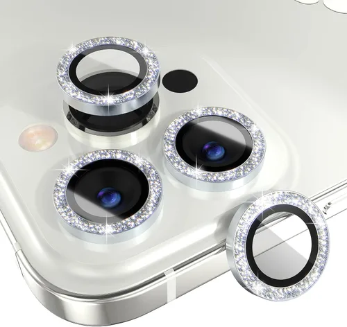 Vista 83 de Choiche Compatible para iPhone 16 Pro/iPhone 16 Pro Max Protector de Lente de Cámara, Vidrio Templado 9H Protector de Pantalla de Cubierta de Cámara