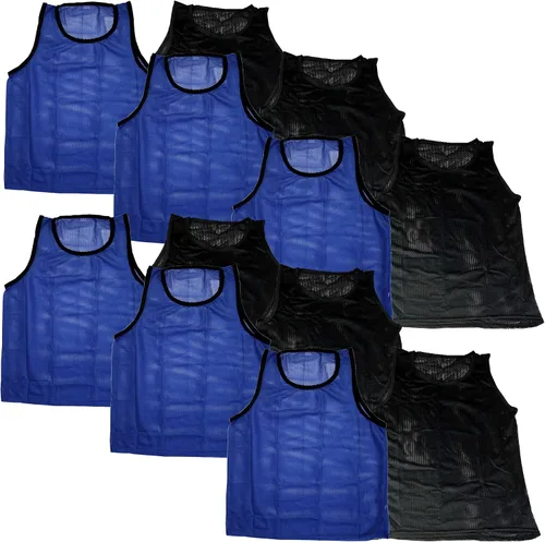 Vista 28 de BlueDot Trading Adult & Youth Scrimmage Training Vests for Soccer, Basketball & More – Available in 1, 6, 12, 24 Packs Naranja