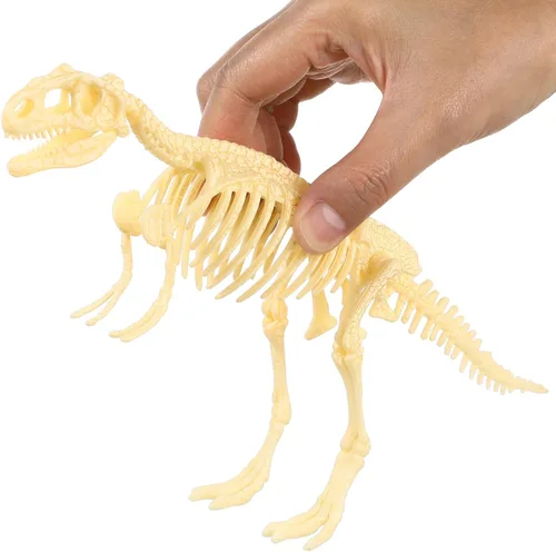 Vista 8 de Figura para armar Nuolux, 3 piezas 4D fósil de esqueleto de dinosaurio para niños