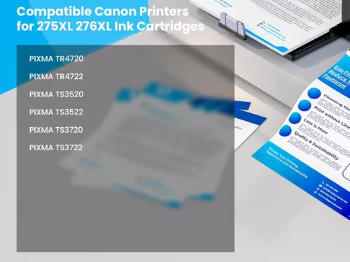Vista 2 de Cartucho de tinta de repuesto negro 275XL para impresoras Canon