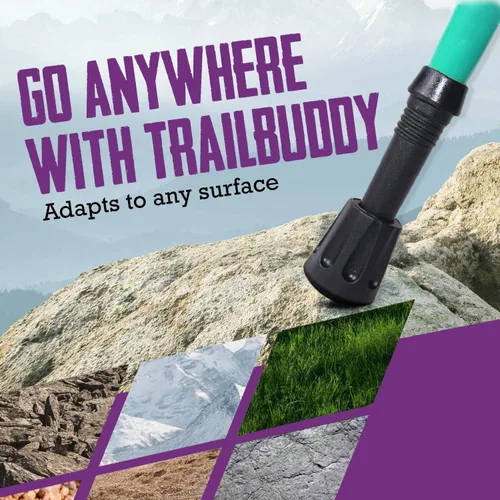 Vista 6 de TrailBuddy Replacement Hiking Pole Tips - Pack of 6 Walking Stick Tip Protectors