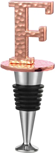 Vista 11 de Miicol Tapón de vino, Prosecco Topper, Tapón de champán personalizado, Accesorios de vino de oro, Regalo de los amantes del vino, regalo de Letra N