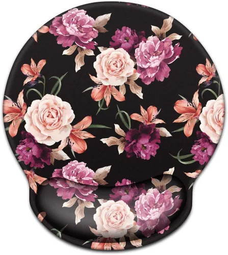 Vista 22 de Alfombrilla de mouse con soporte de muñeca, alfombrilla de mouse para hombre, base de goma antideslizante, alfombrilla de mouse para escritorio