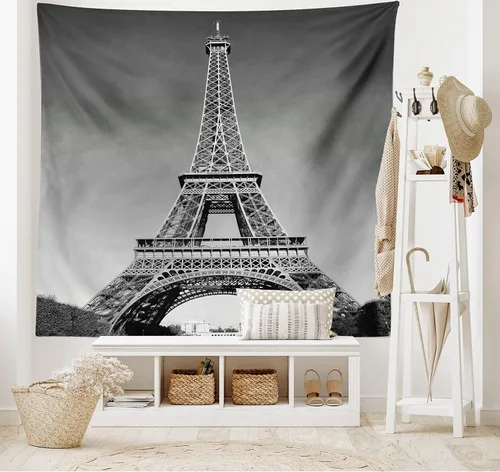 Vista 115 de Ambesonne Tapiz de arte afro, hombre negro fuerte con una corona de trazos impresión de pintura moderna, decoración de tela para colgar en la pared