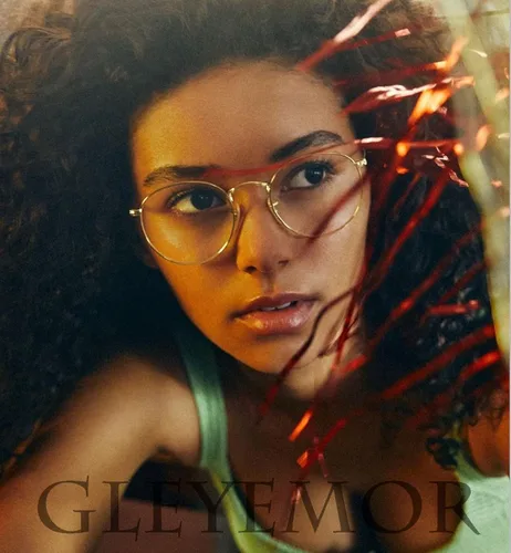 Vista 3 de Gleyemor Lentes transparentes para mujeres y hombres, lentes faciales falsos con marco de metal redondo clásico