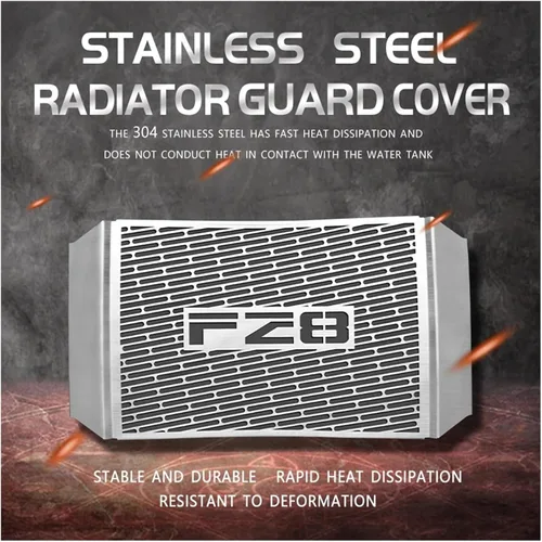 Vista 3 de Motorcycle Radiator Guard Grille Protector Cover for Ya&maha FZ 8 FZ8 2010-2016 Radiators Grilles