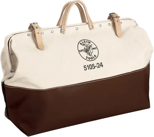Vista 7 de Klein Tools 5105-20 Bolsa de herramientas de lona de fondo alto, 20 pulgadas