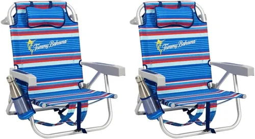 Vista 7 de Tommy Bahama 2016 Silla Mochila Hielera con Bolsa para Almacenamiento y Barra de Toalla