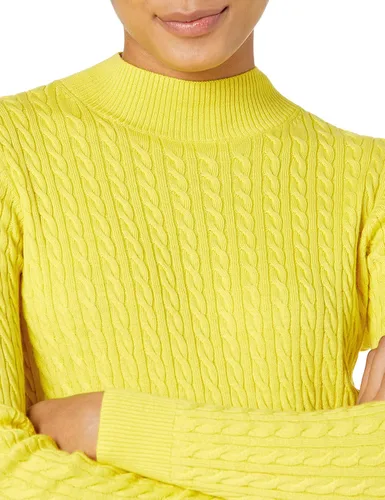 Vista 3 de Tienda Essentials Suéter ligero de manga larga con cuello alto falso para mujer