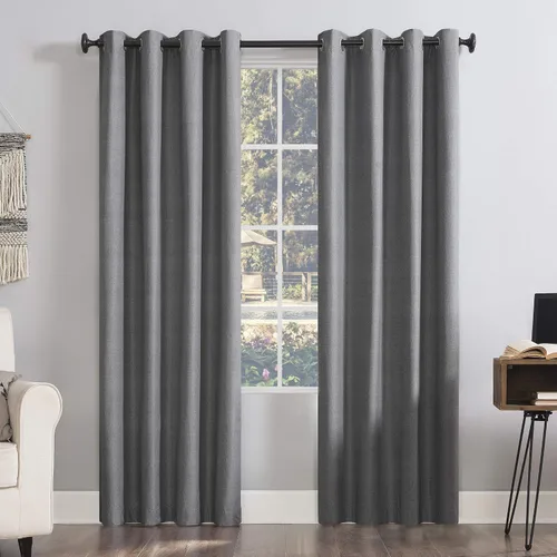 Vista 45 de Sun Zero Columbia - Paquete de 2 paneles de cortinas térmicas con ojales, par, 100 % opacas, ahorro de energía, 50 x 84 pulgadas, azul brumoso Azul