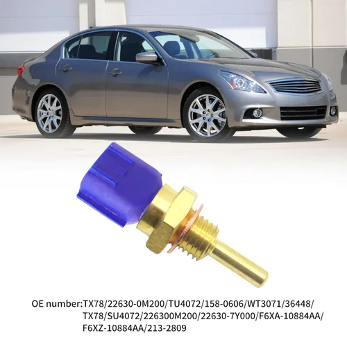 Vista 5 de SYOWADA Sensor de temperatura del refrigerante de agua del motor 158-0606 para Infiniti FX35 FX45 G20 G35 I30 I35 M35 M45 Q45 QX4 QX56 350Z