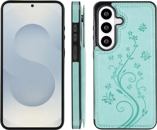 Vista 3 de Asuwish Funda de teléfono para Samsung Galaxy A37 5G con protector de pantalla de vidrio templado y tarjetero con soporte para tarjetero, soporte