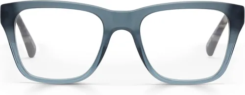 Vista 8 de eyebobs Kvetcher Wide Traditional and Blue Light Reading Glasses Negro exterior y mosaico