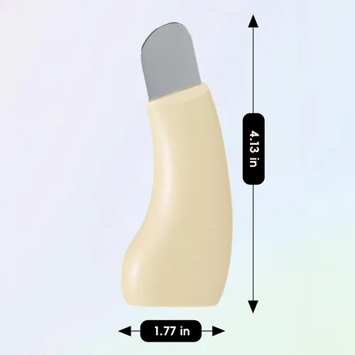 Vista 7 de Herramientas removedoras de puntos negros con cepillo, raspador facial de silicona para limpieza profunda, espátula facial, removedor de puntos