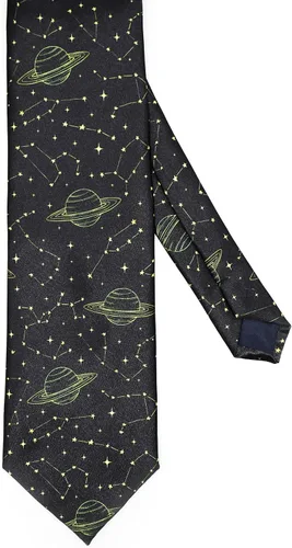 Vista 5 de Yrassio Corbata divertida para hombres y niños, corbata delgada para hombre, a la moda, estrecha y ancha