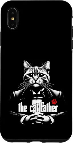 Vista 11 de The Catfather Fathersday Funny Gifts Best Birthday Cat Dad Case for iPhone 16