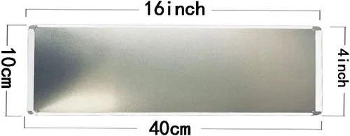 Vista 2 de ZMKDLL Letrero de metal con texto en inglés "Ocean Front BLVD", para amantes del océano, 16 x 4 pulgadas