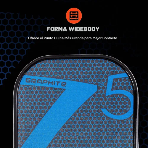 Vista 5 de Onix - Pala de pickleball de fibra de carbono Graphite MOD Z5, con agarre cómodo acolchado
