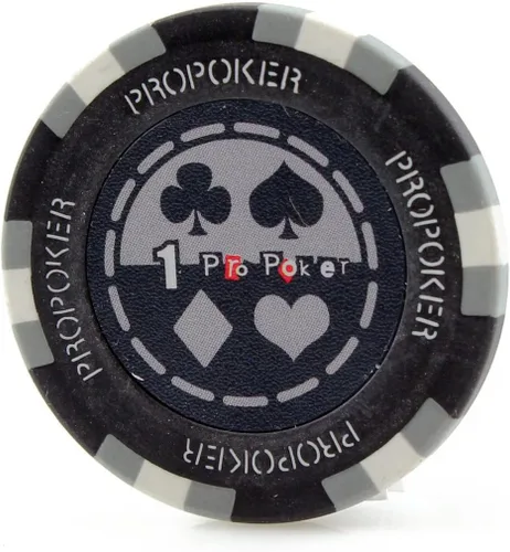 Vista 4 de Versa Games Fichas de póquer Pro en 0.48 oz de peso – Paquete de 50 (elegir colores)