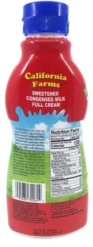Vista 3 de Leche entera condensada y endulzada de California Farms, 14 onzas