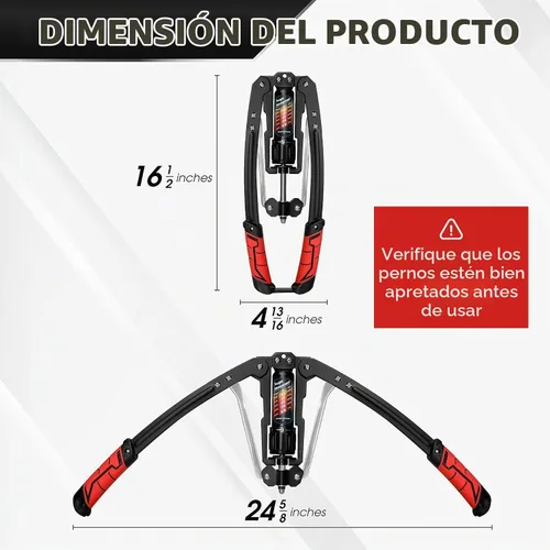Vista 2 de Yes4All Pistola de muñeca y antebrazo, desarrolla una fuerza de agarre masiva y músculos con rodillo de muñeca de acero y rodillo de antebrazo C.