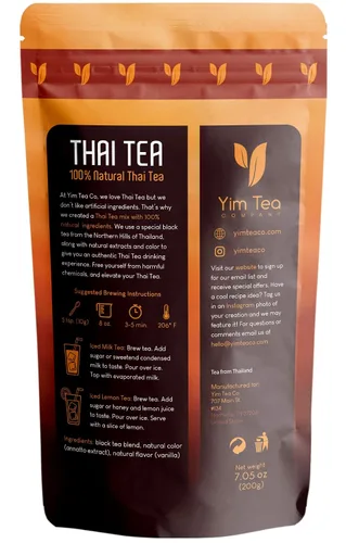 Vista 10 de Mezcla de té 100% natural de hojas sueltas, hace té helado y té de burbujas - por Yim Tea Co.