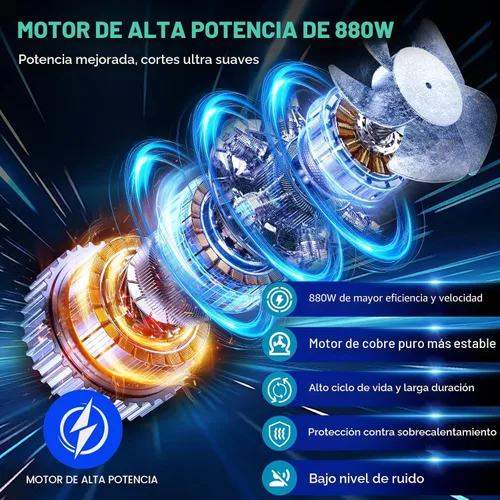 Vista 2 de Tietoc Mini motosierra inalámbrica de 6 pulgadas [actualización 2024] Sierra de cadena eléctrica portátil, pequeña de mano alimentada por batería