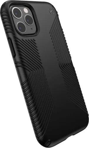 Vista 8 de Speck Productos Presidio2 Grip - Funda compatible con iPhone 11 Pro, negro/negro/negro/blanco
