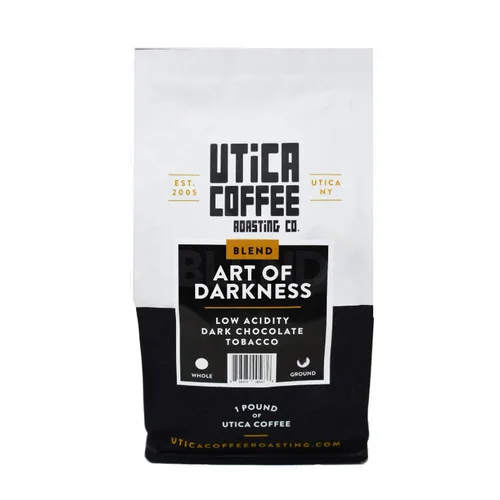 Vista 7 de Utica Coffee Roasting Co. Adirondack Specialty - Café molido tostado medio Bolsa resellable de 16 onzas