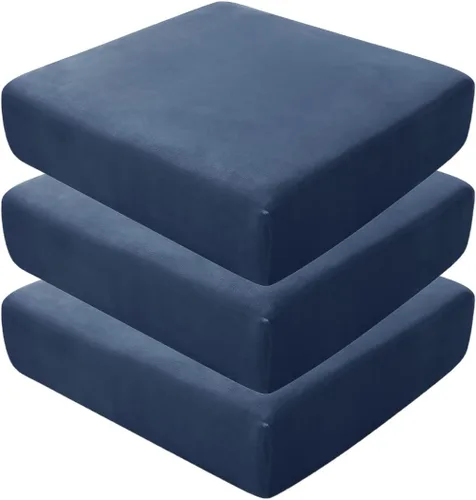 Vista 71 de Fundas de asiento de terciopelo ultra suave, fundas de cojín de asiento suave SOFE fundas de sofá con parte inferior elástica lavable funda
