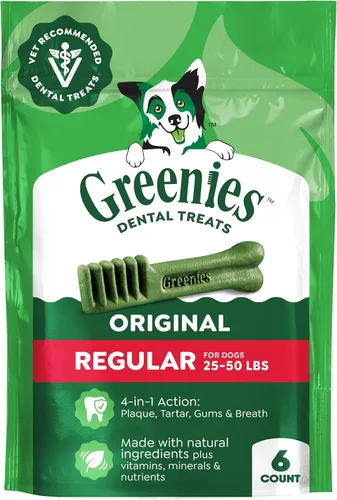 Vista 16 de Greenies - Golosinas dentales regulares para perros, sabor original de pollo, 3
