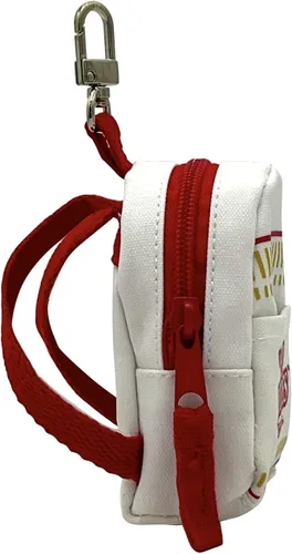 Vista 5 de Nissin Cup Noodles Llavero micro mochila, blanco hueso, pequeño, Blanco sucio