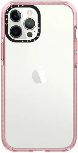 Vista 13 de CASETiFY Impact - Funda para iPhone 12 Pro Max, color negro transparente