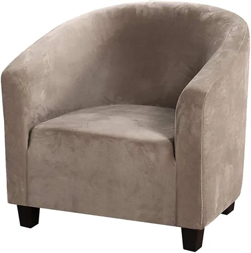 Vista 16 de MIFXIN - Funda elástica para silla de bañera de terciopelo de alta elasticidad, cubierta de silla de club, cubierta de sillón de elastano, cubierta