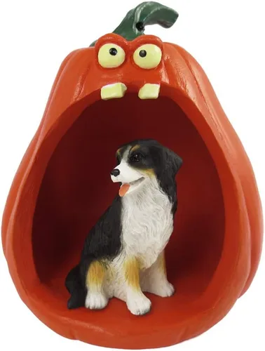 Vista 137 de Conversation Concepts Figura de Corgi galés de Halloween y calabaza Welsh Corgi Pembroke