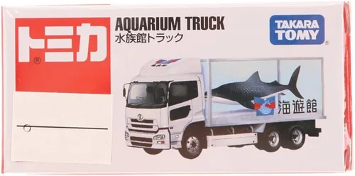 Vista 2 de Tomica Takara Tomy 069 Camión Acuario Nissan Diesel Quon