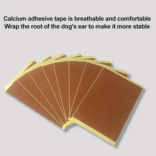 Vista 8 de 1 par de calcomanías para orejas de perro, herramienta de soporte vertical de corrección fija de oreja de perro, soporte vertical para orejas