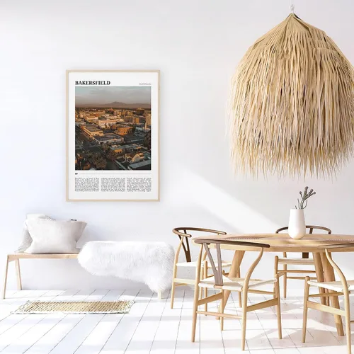 Vista 5 de Póster de viaje Bakersfield, arte de pared de Bakersfield, impresión de póster de Bakersfield, foto de Bakersfield, decoración de Bakersfield