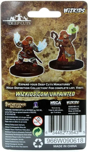 Vista 2 de Pathfinder Battles Deep Cuts Unpainted Miniatures: Wave 7: Female Dwarf Summoner