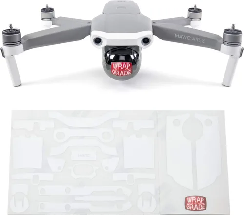 Vista 5 de Funda compatible con DJI Mavic Air 2 Color de acento A (Airforce Silver)