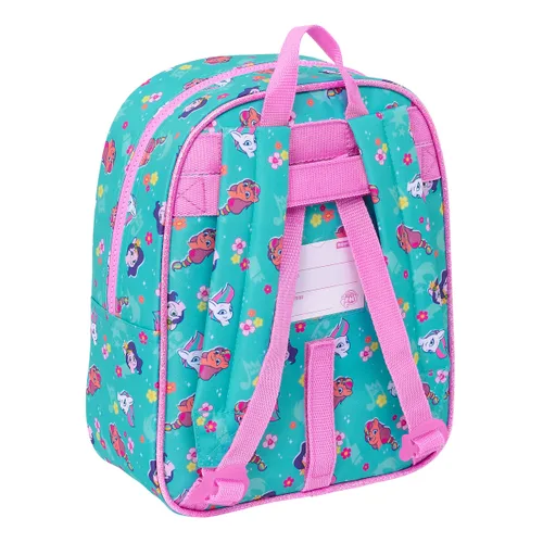 Vista 4 de Mochila Escolar My Little Pony Magic Rosa Turquesa 22 x 27 x 10 cm