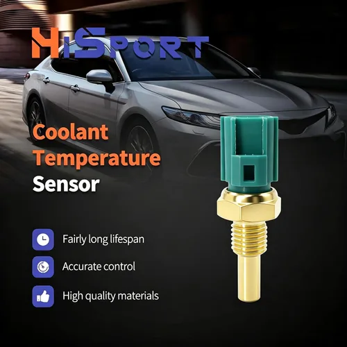 Vista 2 de HiSport Sensor de temperatura del refrigerante del motor – Compatible con Chevy Ford GEO GMC Jaguar Kia Lexus Lincoln Mazda Pontiac Suzuki Toyota
