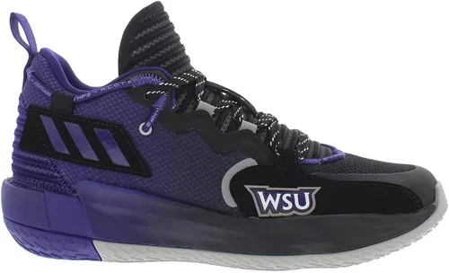 Vista 4 de adidas Tenis de baloncesto unisex para adultos Dame 7 Extply