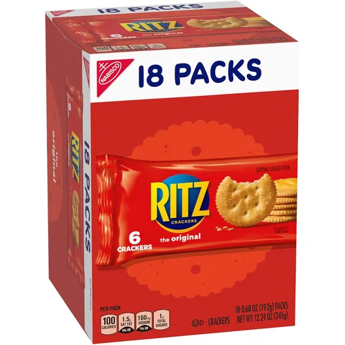 Vista 14 de RITZ Galletas originales, 72 paquetes de aperitivos (4 cajas)